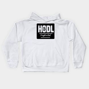 BTC HODL Kids Hoodie